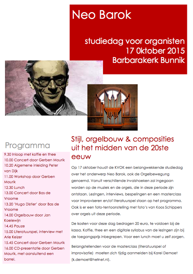 Programma Symposium 17 oktober
